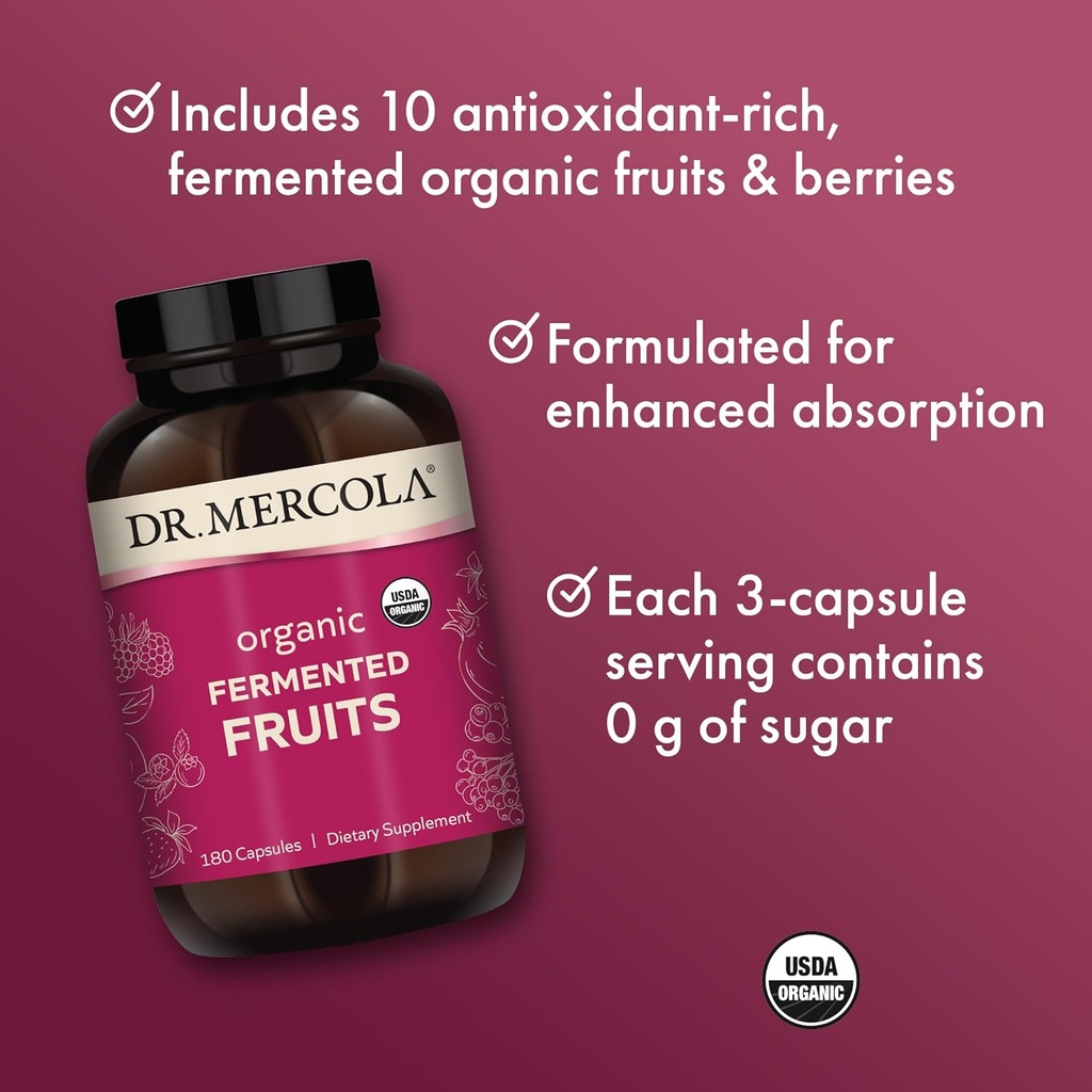 Dr Mercola Fermented Fruit - Organic 9.50oz