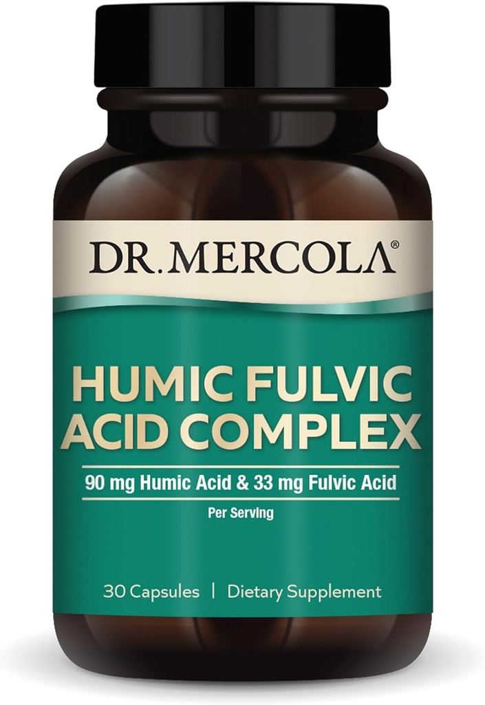 Dr Mercola Humic Fulvic Acid Complex, 30caps