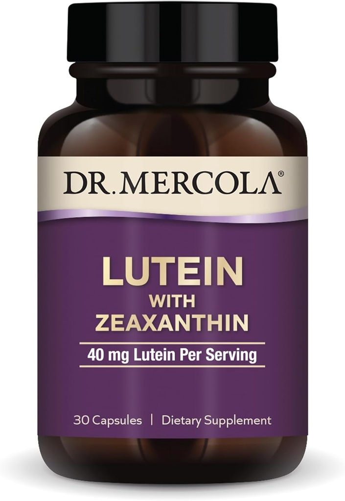 Dr Mercola Lutein with Zeaxanthin, 30caps