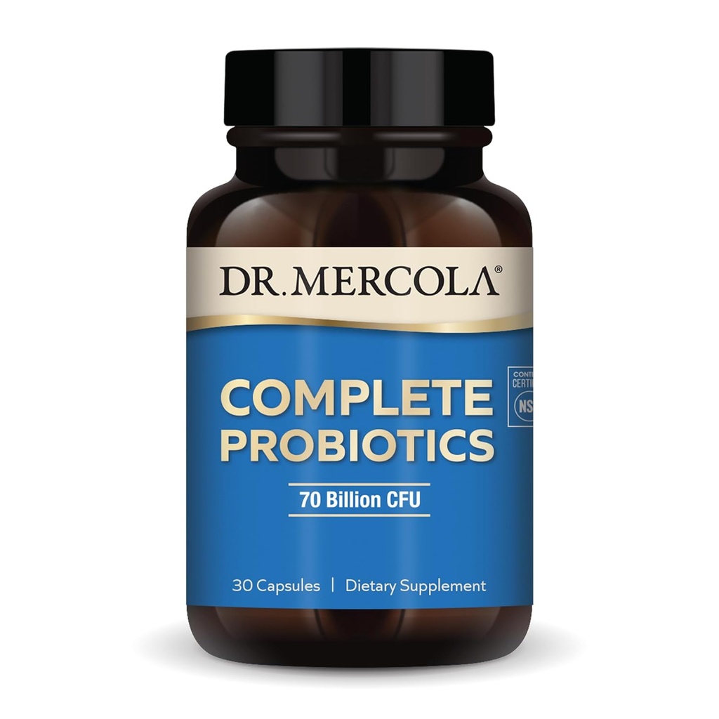 Dr Mercola Complete Probiotics 70 Billion CFU, 30caps