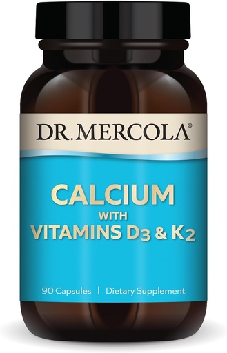 [10236] Dr Mercola Calcium with Vitamin D3 & K2, 30caps
