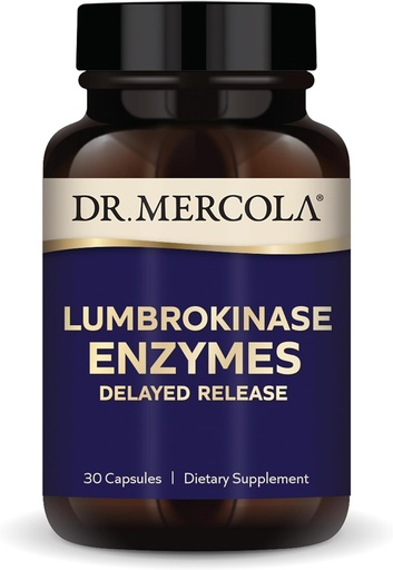 [10265] Dr Mercola Lumbrokinase Enzymes, Delayed Release, 30caps