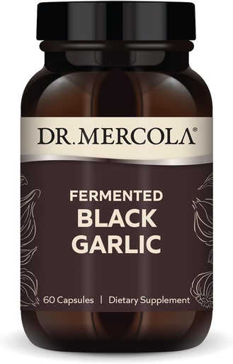 [10092] Dr Mercola Fermented Black Garlic, 60 caps