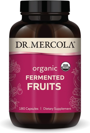 [10259] Dr Mercola Fermented Fruit - Organic, 180caps
