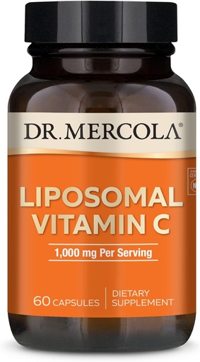 [10076] Dr Mercola Liposomal Vitamin C, 1000mg, 60caps
